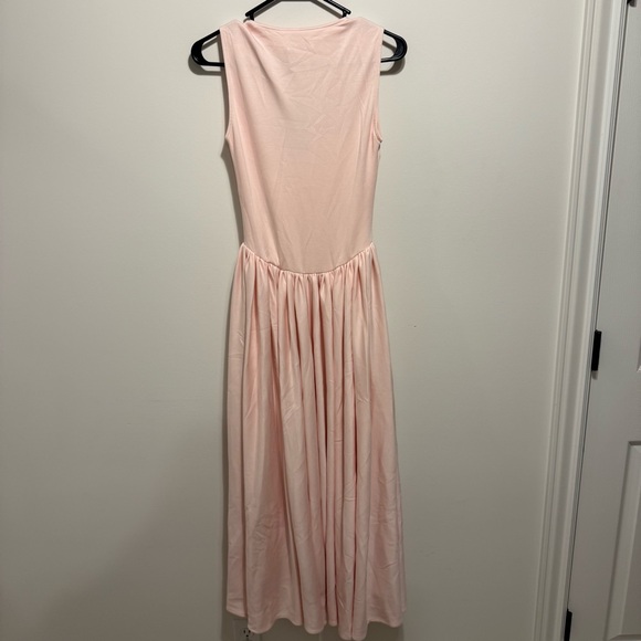 Meshki Scuba Jersey Midi Dress - Ballet Pink - Picture 8 of 8